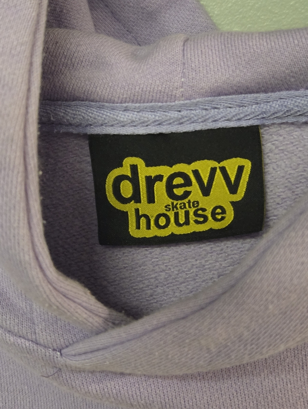 Drew Skate House Hoodie Smiley Face Purple Sweatshirt Adult Size Medium Flaw - Picture 5 of 8